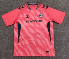 (S-4XL) 26-27 SV Werder Bremen 2nd Away Pink Thailand Soccer Jersey AAA-512