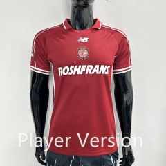 (S-4XL) Player Version 26-27 Deportivo Toluca FC Home Red Thailand Soccer Jersey AAA-4523
