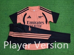 (S-3XL) Player Version 26-27 Arsenal Orange Thailand Training Soccer Uniform-9926