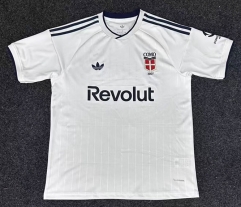 (S-4XL) 26-27 Como Away White Thailand Soccer Jersey AAA-6032