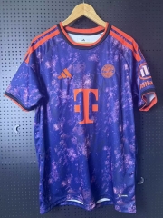 (S-4XL) 26-27 Bayern München 2nd Away Purple Thailand Soccer Jersey AAA-4523