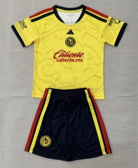 26-27 Club America Home Yellow Soccer Uniform-AY
