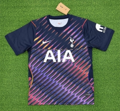(S-4XL) 26-27 Tottenham Hotspur Away Royal Blue Thailand Soccer Jersey AAA-403