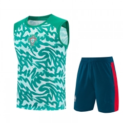 26-27 Portugal Green Thailand Training Soccer Vest Uniform-418