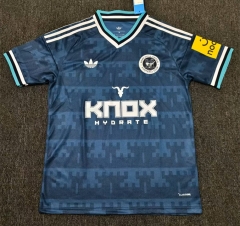 (S-4XL) 26-27 Newcastle United Away Blue Thailand Soccer Jersey AAA-6032