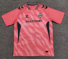 (S-4XL) 26-27 SV Werder Bremen 2nd Away Pink Thailand Soccer Jersey AAA-8025