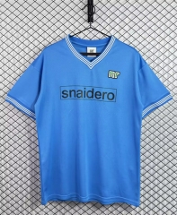 Retro Version 81-82 Napoli Home Blue Thailand Soccer Jersey AAA-3257
