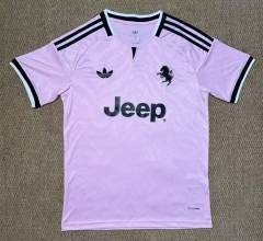 (S-4XL) 26-27 Juventus Away Pink Thailand Soccer Jersey AAA-7810
