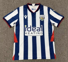 (S-4XL) 26-27 West Bromwich Albion Home Blue&White Thailand Soccer Jersey AAA-8025