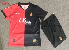 26-27 RCD Mallorca Home Red&Black Kids/Youth Soccer Uniform-7809