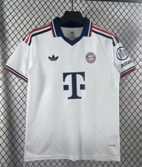 (S-4XL) 26-27 Correct Version Bayern München Away White Thailand Soccer Jersey AAA-2483