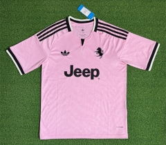 (S-4XL) 26-27 Juventus Away Pink Thailand Soccer Jersey AAA-403