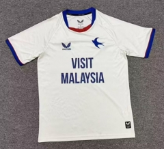 (S-4XL) 26-27 Cardiff City Away White Thailand Soccer Jersey AAA-8025