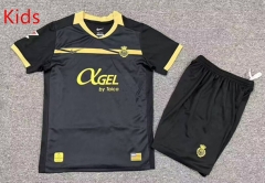 26-27 RCD Mallorca Away Black Kids/Youth Soccer Uniform-7809
