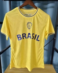 (S-4XL) 26-27 Corinthians Yellow Thailand Soccer Training Jersey-7358