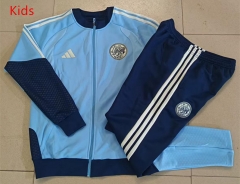 26-27 Ajax Light Blue Kids/Youth Soccer Jacket Uniform-815