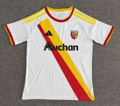 (S-4XL) 26-27 RC Lens 2nd Away White Thailand Soccer Jersey AAA-8025