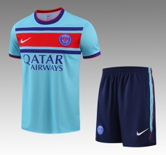 26-27 PSG Laker Blue Thailand Soccer Uniform-418