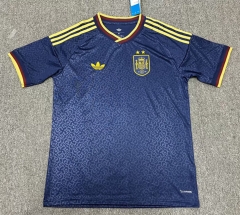 26-27 2 Stars Spain Cyan Thailand Soccer Jersey AAA-6979