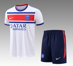26-27 PSG White Thailand Soccer Uniform-418