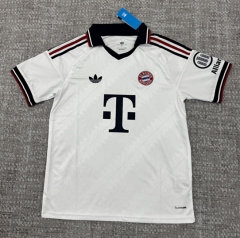 (S-4XL) 26-27 Bayern München Away White Thailand Soccer Jersey AAA-4506