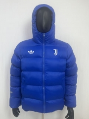 26-27 Juventus Color Blue Cotton Coats With Hat-8268