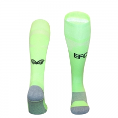 26-27 Everton Goalkeeper Fluorescent Green Kids/Youth Soccer Socks-4539