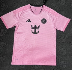(S-4XL) 26-27 Inter Miami CF Home Pink Thailand Soccer Jersey AAA-7035