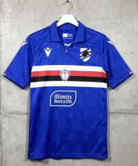 (S-3XL) 26-27 Sampdoria Home Blue Thailand Soccer Jersey AAA-417
