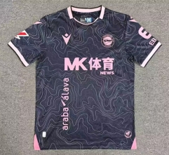(S-4XL) 26-27 Deportivo Alavés Away Royal Blue Thailand Soccer Jersey AAA-8025