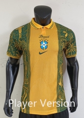 Player Version 26-27 Special Version Brazil Yellow Thailand Soccer Jersey AAA-0871