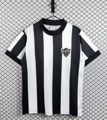 Retro Version 1971 Atlético Mineiro Home Black&White Thailand Soccer Jersey AAA-3257