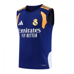 26-27 Real Madrid Royal Blue Thailand Training Soccer Vest-418