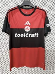 (S-4XL) 26-27 FC Nürnberg 2nd Away Red&Black Thailand Soccer Jersey AAA-2044