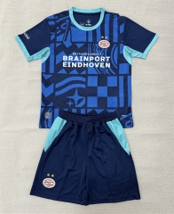 26-27 PSV Eindhoven 2nd Away Blue&Black Soccer Uniform-AY