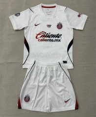 26-27 Deportivo Guadalajara Away White Soccer Uniform-AY