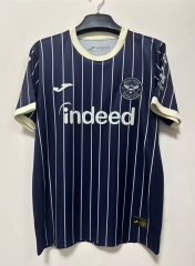 (S-4XL) 26-27 Brentford Away Royal Blue Thailand Soccer Jersey AAA-2483