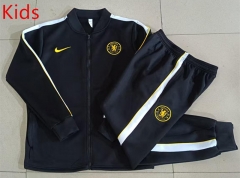 26-27 Chelsea Black Kids/Youth Soccer Jacket Uniform-815