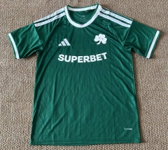 (S-4XL) 26-27 Panathinaikos F.C. Home Green Thailand Soccer Jersey AAA-9663
