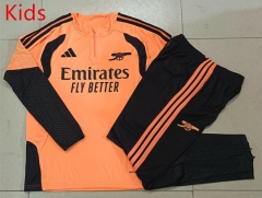 26-27 Arsenal Orange Kids/Youth Soccer Tracksuit-815