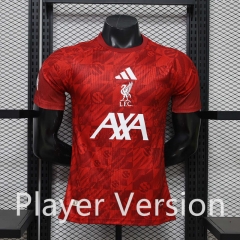 Player Version 26-27 Pre Match Liverpool Red Thailand Soccer Jersey AAA-888