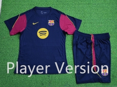 (S-3XL) Player Version 26-27 Barcelona Royal Blue Thailand Training Soccer Uniform-9926