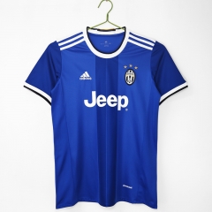 Retro Version 16-17 Juventus Away Blue Thailand Soccer Jersey AAA-C1046