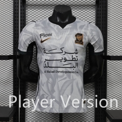 (S-3XL) Player Version 26-27 Al Ittihad Saudi Away White&Grey Thailand Soccer Jersey AAA-888