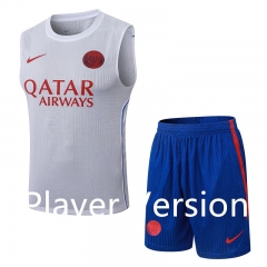 (S-3XL) Player Version 26-27 PSG White Thailand Soccer Vest Uniform-9926
