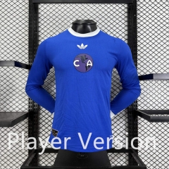 (S-4XL) Player Version 26-27 110th Anniversary Edition Club America Blue LS Thailand Soccer Jersey AAA-5982
