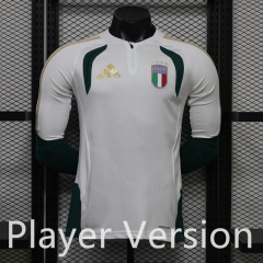 (S-3XL) Player Version 26-27 Italy White LS Tracksuit Top-888