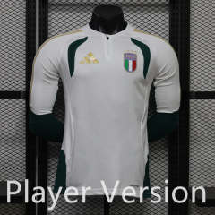 (S-3XL) Player Version 26-27 Italy White LS Tracksuit Top-888