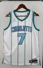 Charlotte Hornets Home White #7 NBA Jersey-311