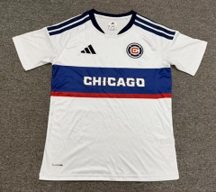 (S-4XL) 26-27 Chicago Fire 2nd Away White Thailand Soccer Jersey AAA-8025